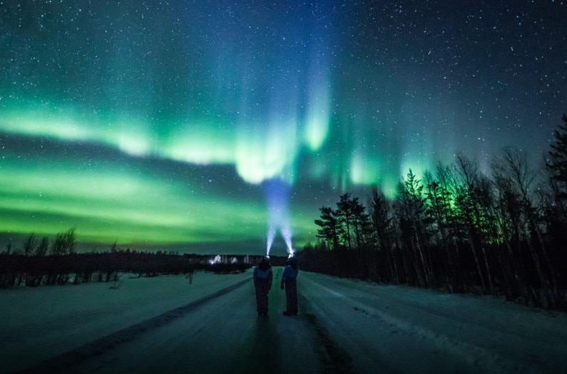 Aurora Tours Aurora hunting in Lapland Finland