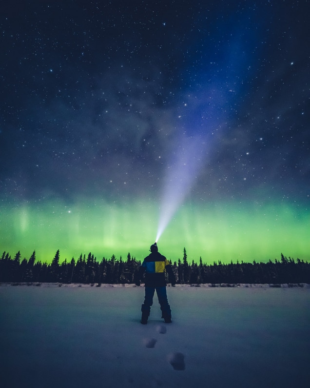 Aurora Hunting Tour in November Rovaniemi Lapland Finland Northern lights Hunt.