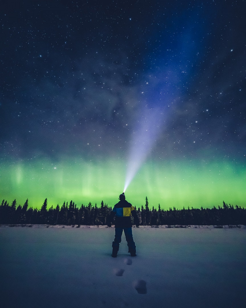 Aurora Hunting Tour in November Rovaniemi Lapland Finland Northern lights Hunt.