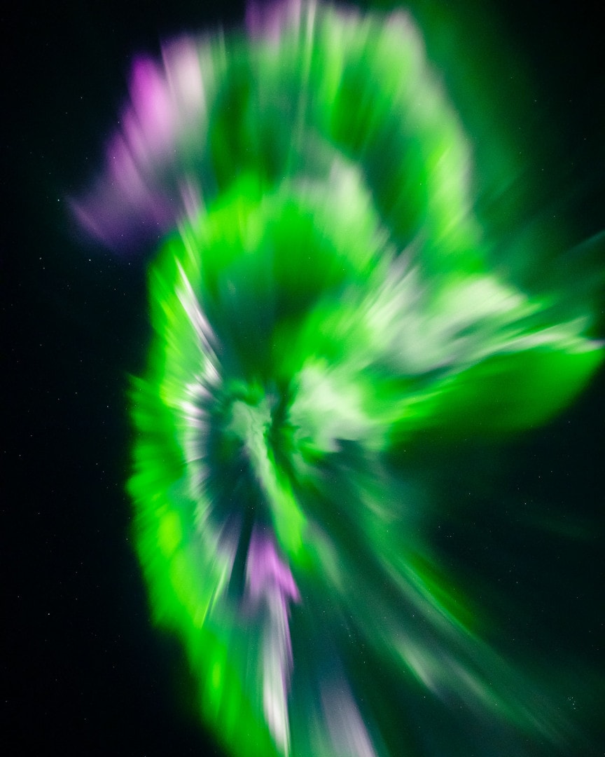 October – best month to see northern lights. Aurora hunting in Rovaniemi Lapland Finland.