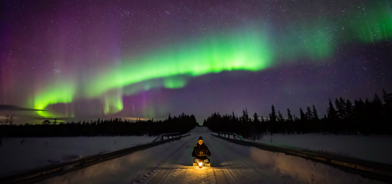 March – best month to see northern lights! Aurora hunting in Rovaniemi Lapland Finland.